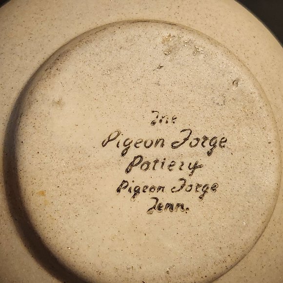 Pigeon Forge Pottery Wedding Vase Double Neck Dogwood Hand Made - Picture 6 of 6